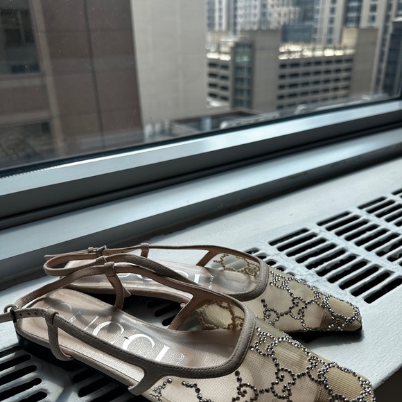 NWOT WOMEN'S GG SLINGBACK BALLET FLAT - Picture 4 of 6